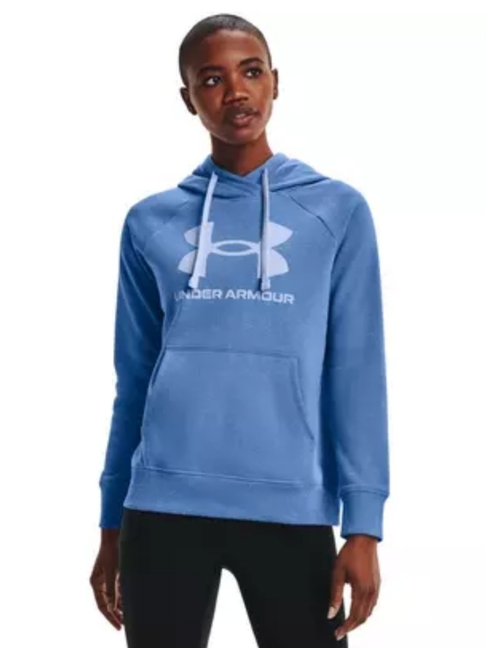 Under Armour Women's Light Blue Logo Pullover Hoodie